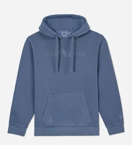 GOAT USA Youth XL Slate Blue Linden Hooded Sweatshirt Pullover Kangaroo Pocket - Picture 1 of 11