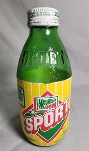 Rare Vintage Mountain Dew Sport 16oz Empty Glass Bottle! Good Condition! EMPTY! - Picture 1 of 12