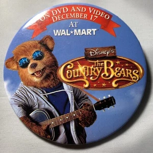 THE COUNTRY BEARS Pin 2002 PROMO Pinback Badge Button DISNEY Haley Joel Osment - Bild 1 von 2