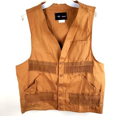 Vintage RED HEAD Duck Bird Hunting Vest Shotgun Shell Pockets Brown Sz M - Image 1 of 4