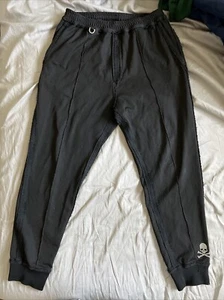 Rare mastermind japan Jingam Sports Pants With Skull Appliqué Size XL - Picture 1 of 15