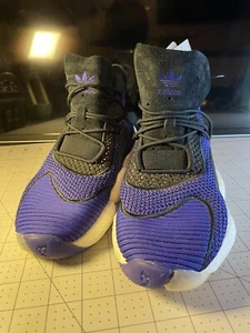 Adidas Crazy BYW Boost Real Purple/Black Basketball Shoes - Size 6 - Picture 1 of 11