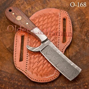 7" COW BOY BULL CUTTER KNIFE DAMASCUS STEEL BLADE, TACTICAL, SURVIVAL TOOL O168 - Picture 1 of 9