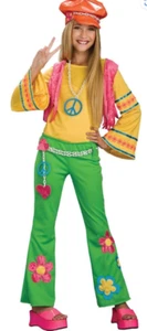 Rubies Hippie Feelin Groovy Flower Power Child Tween Small Costume 0-2 size - Picture 1 of 1