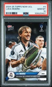 PSA10 2024-25 TOPPS NOW UEFA CHAMPIONS LEAGUE 4 LUKA MODRIC - Bild 1 von 2