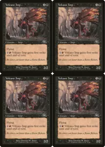 MTG 2011 VOLCANO IMP 56/143 - IMP CREATURE - MAGIC CARD x4 copies - Picture 1 of 2