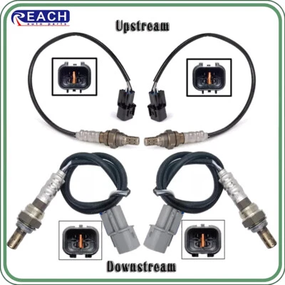 Sensor de oxígeno O2 superior+inferior 4 piezas para Hyundai Santa Fe XG350 2003-2005 3,5 L V6 Foto 1 de 4
