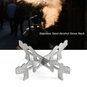 Alcohol Stove Rack Stable Alcohol Stove Cross Stand for Outdoor Cooking K9B3 - Picture 1 of 12