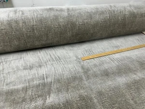 VELVET FABRIC UPHOLSTERY SOFA CURTAIN MATERIAL 140cm by Romo Beige black FR - Picture 1 of 7