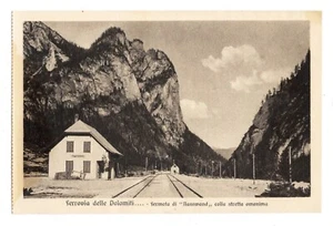 C000644 FERROVIA DELLE DOLOMITI STAZIONE DI MASSWAND NON VIAGGIATA F.P - Picture 1 of 2