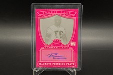 2007 Topps Bowman Sterling Rookie Card Magenta Printing Plate Auto 1/1