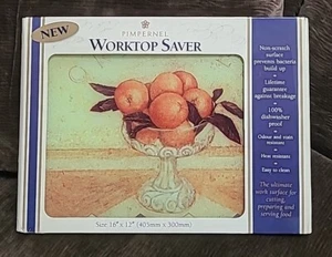 Pimpernel CUTTING BOARD Oranges Citrus Fruit Worktop Saver NEW BOXED - Picture 1 of 6