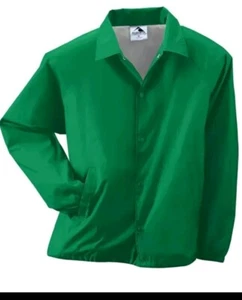 Augusta Sportswear 3100 Men's Raglan Sleeve Water Resistant Top Coach's Jacket L - Picture 1 of 1