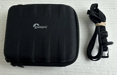 Lowepro Black Hard Camera GOPRO Case Zip Closure with Strap - Image 1 of 4
