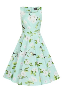 Hearts & Roses London Swing Kleid Andrea Floral Vintage Rockabilly Retro 50er - Bild 1 von 6