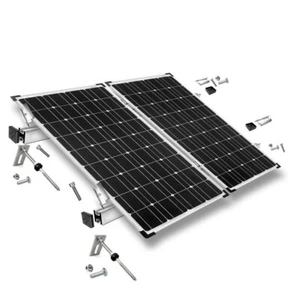 Befestigungskit Solarpanel Wellethernit Blechdach 2 Solarpanele PV Module Solar - Bild 1 von 3