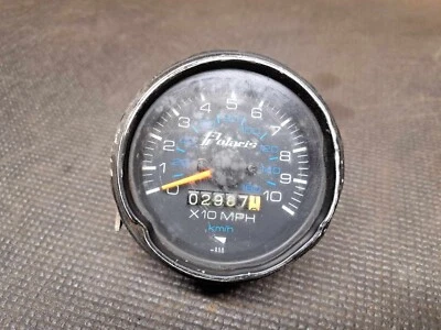 Vintage Polaris Snowmobile Speedometer X10 MPH 2987 Miles - Image 1 of 3