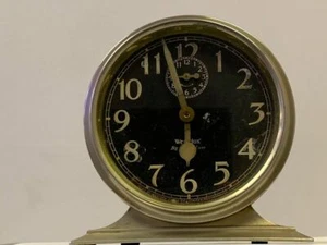 Antique 1920's Big Ben Deluxe Chrome Alarm Clock - Picture 1 of 9