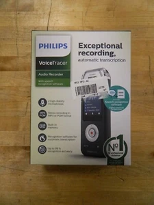 Philips Voice Tracer DVT2810 Digital Recorder 8GB built in Memory Rechargable - Picture 1 of 5
