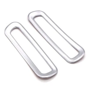 Matte Silver A Pillar Vent Air Outlet Frame Trim 2PCS For Volvo XC90 2016-2023 - Picture 1 of 10