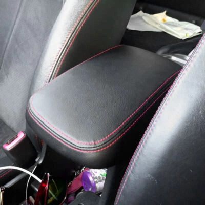 For Subaru Forester 2008-2012 Center Armrest Console Box Micro Leather Cover — 第 1/4 张图片