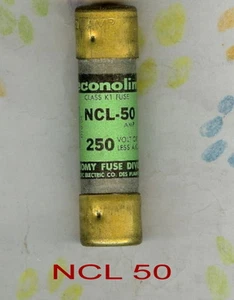 NEU NCL50 SICHERUNG NCL 50 ECONOMY 50 AMP 250 VOLT NCL 50 - Bild 1 von 1