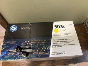 HP 507A Żółty CE402A Kaseta z tonerem do druku Darmowa wysyłka H ORYGINALNY - Zdjęcie 1 z 8