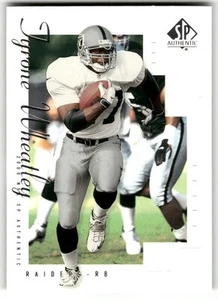 Tyrone Wheatley 2000 SP Auténtico #62 Oakland Raiders - Imagen 1 de 2
