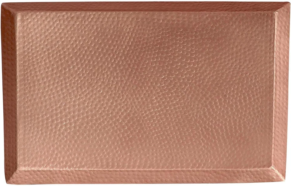 DeKulture Handmade Copper Serving Tray | Home Decor Centerpiece | Floral Arra... - Image 1 of 4