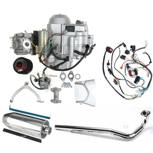 125cc Electric Semi Auto Engine Motor 3+1 Reverse for ATV Dune Dirt bike Buggy - Picture 1 of 8