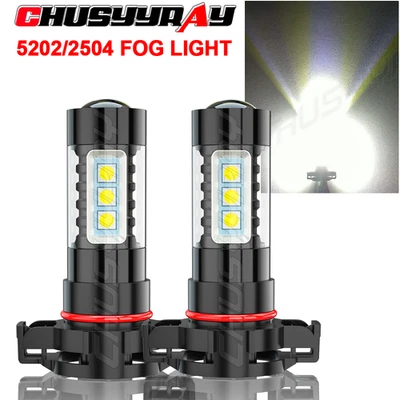 Faros antiniebla LED 5202/H16 para Chevrolet Silverado 2500 HD 2007 2008-2020 Foto 1 de 4