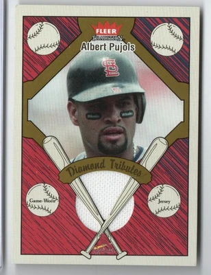 Camiseta Fleer Tradition 2004 Albert Pujols reliquia Cardenales de San Luis Foto 1 de 2