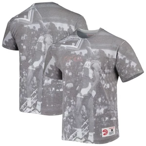 Camiseta para hombre Mitchell & Ness Spud Webb gris jaspeado Atlanta Hawks Above The Rim - Imagen 1 de 3