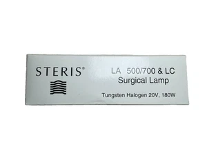 STERIS LB11 180W 20V 093926-047 P093926-047 Bombilla de repuesto (F515) - Imagen 1 de 4