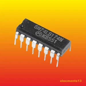 SN74LS174N MOTOROLA INTEGRATED CIRCUIT LOGIC PDIP16 - Bild 1 von 2