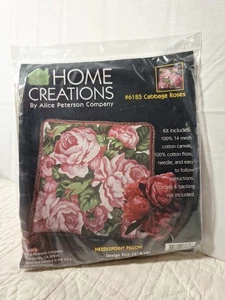 Vintage Home Creations Nadelkissen Bastelset 6185 "Kohlrosen" 14x14" - Bild 1 von 6