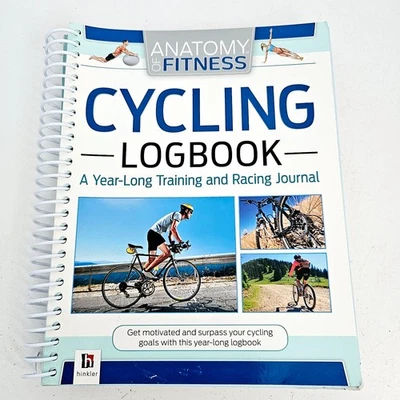 Anatomy of Fitness Cycling Logbook Year-Long Training & Racing Journal Free Post - image 1 of 4