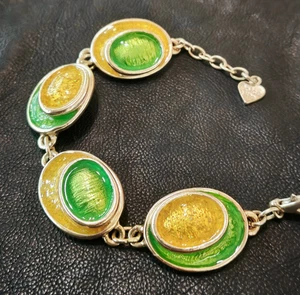 bracciale vintage  anni 90 con smalti policromi Dolce Vita Parigi - Imagen 1 de 5