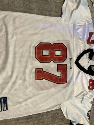 VTG Tampa Bay Buccaneers #87 Bert Emanuel Football Jersey ADIDAS XL Made In USA - Image 1 of 4