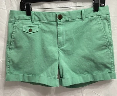 Pantalones Cortos Botín Banana Republic City Chino Verde Jade Talla 6 Para Mujer Foto 1 de 4
