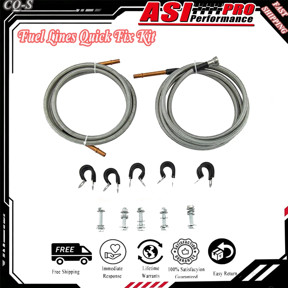 Fuel Lines Quick Fix Kit FITS Chevrolet Silverado GMC Sierra 15000 2500,3500 HD Foto 1 de 4