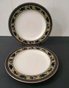 Mikasa Intaglio Arabella CACO1 8 3/8" Salad Dessert Bread Plates Set of 2 - Picture 1 of 17