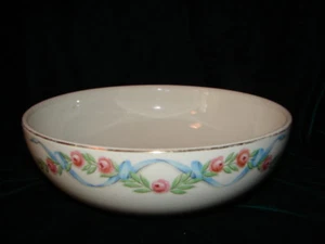 Vintage Hall Superior China Wildfire Pattern Serving 9 Inch Bowl - Picture 1 of 2