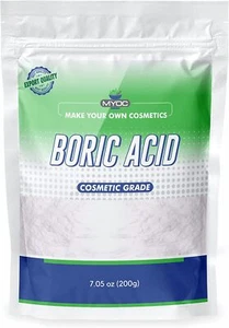 NEW MYOC Boric Acid Fine Powder Pure Cosmetic Grade 200g - 425g - Picture 1 of 12
