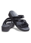 Crocs - Sandalo Donna - Boca Sequin Strappy Wedge - 207645 - Black