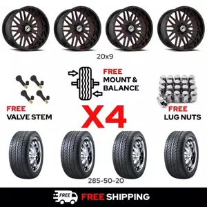 20" XF OFFROAD XF-240 w/ 285/50R20 Wheel & Tire for 2014-2021 Lexus LX - Picture 1 of 8