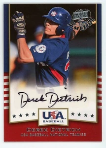 2008 Upper Deck Timeline Derek Dietrich Auto Autograph Team USA - Picture 1 of 1