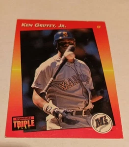 1992 Leaf Donruss Triple Play Ken Griffey Jr. #152 Very Good Condition Ungraded - Picture 1 of 2