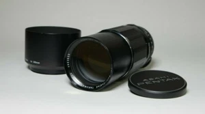 Pentax SMC M42 Thread-mount 200mm f/4 MF Telephoto Lens w/Hood; Very Nice - Picture 1 of 6
