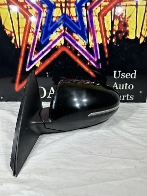 Espejo retrovisor de puerta Kia Optima 2014 2015 señal 6 pines lado del conductor OEM negro Foto 1 de 4